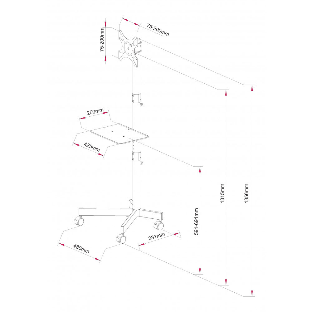20125975 Gulvstativ for TV og skjermer med hjul Nexlan 019.jpg