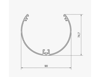 Hvit 24x230V + 8xRJ45 cat6 UTP