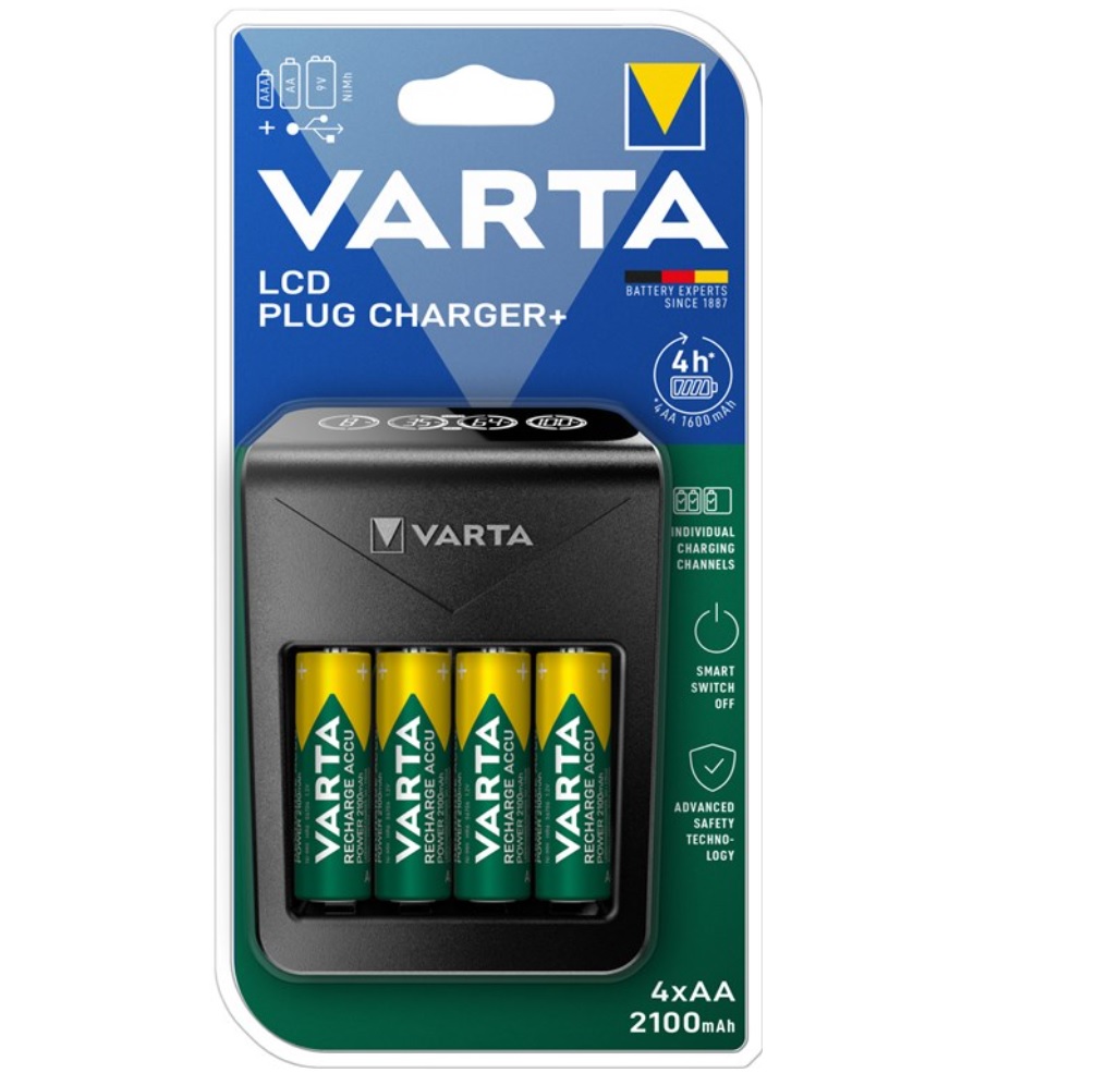 20117445 Varta lader med 4stk AA oppladbare batterier 005.jpg