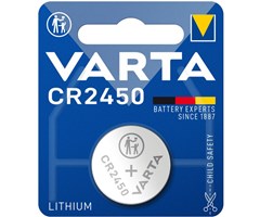 CR2450, 3V, 560mAh