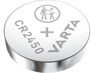 CR2450, 3V, 560mAh