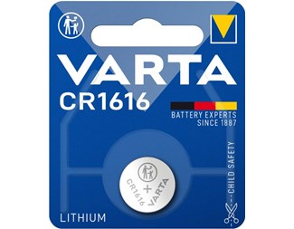 CR1616, 3V, 55mAh