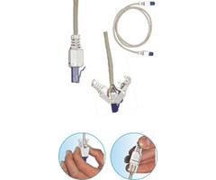 RJ45 Cat.5e med slitskontaktering, kräver ej verktyg