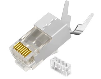 Cat6A RJ45 rundkabel, flertrådig/solid STP