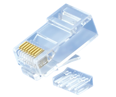 Cat6A RJ45 rundkabel, flertrådig/solid UTP