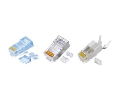 Cat6A RJ45 rundkabel, flertrådig/solid UTP