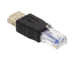 RJ45 han til USB A hun