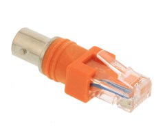 RJ45 han til BNC hun