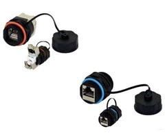 IP68, RJ45 gjennomgående enhet