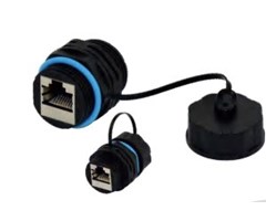 IP68, RJ45 gjennomgående enhet