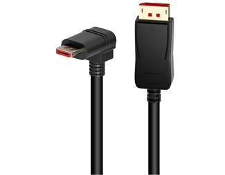 1,0 mtr 90° Displayport kabel