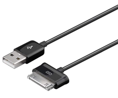 1,2m USB2.0 ladekabel, 30-pin for Samsung Galaxy