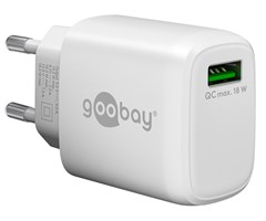 18W USB-A, hvit