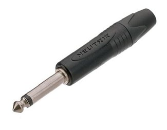 Jack plugg 6,3mm Mono