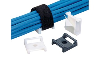 Hvit, 27,9 x 28,4 x 8,6 mm, 100 stk. (for skrue)