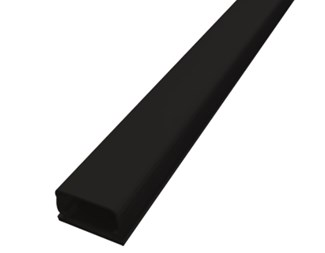 Minikanal 35x20mm K35 2,0m Sort