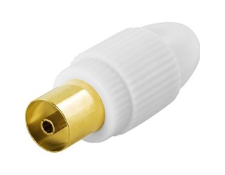 COAX IEC Hun med skru