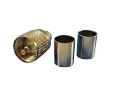 UHF Male crimp RG213 / RG214