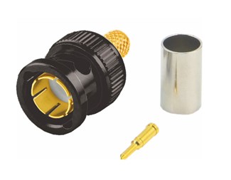 BNC connector Black 4K-UHD for Q11-3006, Q11-3026,  Q11-234