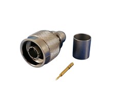 N Male crimp for RG11/RG12 75 Ohm