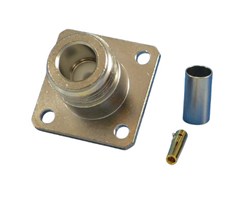 N Female crimp for RG58,RG142, RG400 cable