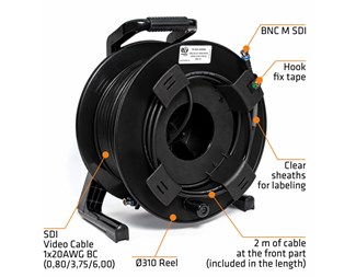 20,0 mtr sort SDI 4K-UHD