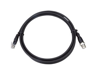 8-Pin X-Coded M12 hane till RJ45 Ethernet kabel, 2 meters