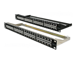 UTP panel, 48xRJ45, 1HE, ubestykket