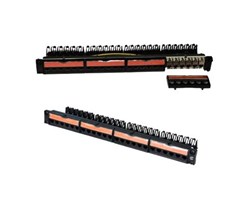 24xRJ45, 1HE, Keystone-utstyrt. UTP Cat6A