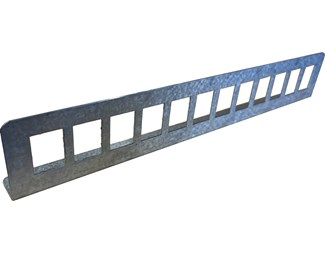 Panel för 4st keystone kontakter