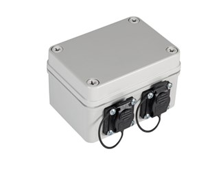 Utomhus dosa IP67 med 2x45 Keystone