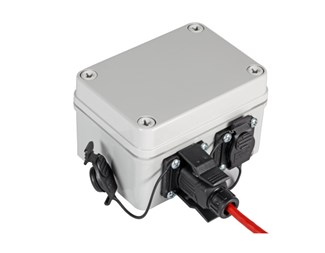 Utomhus dosa IP67 med 2x45 Keystone