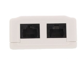 Utenpåliggende 2xRJ45, uskjermet