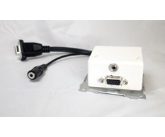 Vegguttak 1xVGA og 1xMinijack