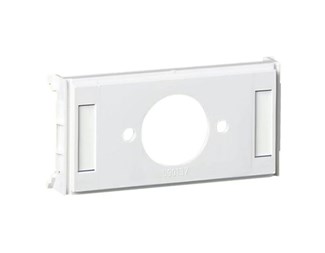 CYB-DC vit, vinklat uttag för XLR/SDI