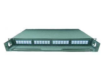 Panel for 4 kassetter, 19" 1HE