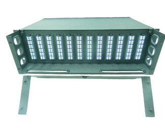 Panel for 4 kassetter, 19" 1HE