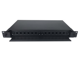 12SC Simplex/12LC Duplex fiberpanel for 19" 1HE