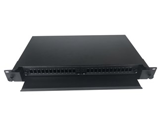 12SC Simplex/12LC Duplex fiberpanel for 19" 1HE
