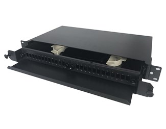 12SC Simplex/12LC Duplex fiberpanel for 19" 1HE