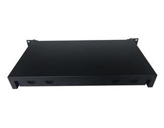 12SC Simplex/12LC Duplex fiberpanel for 19" 1HE