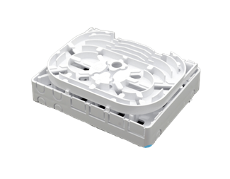 4 uttak for SC simplex- eller LC duplex-adapter