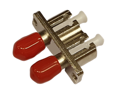 ST-LC MM/SM duplex Hybrid adapter metal, Zirconia