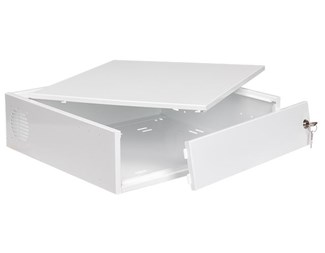 Säkerhetslåda 19"/vägg, B482xH125xD422 mm