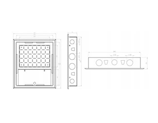 Infällt, 420x340x75mm