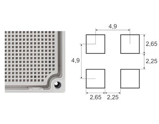 Kapsling (ABS)  B170xH170xD110mm