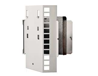 Mediaskap med 6 x RJ45, D 100 x B 375 x H 300 mm