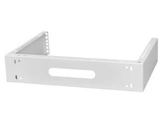 19"  Väggram 2HE, Djup 330mm, grå