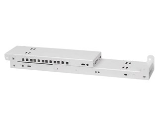 19"  Väggram 2HE, Djup 330mm, grå