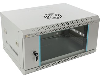 Väggskåp, Grå B540xH238xD400, 4HE (30kg)